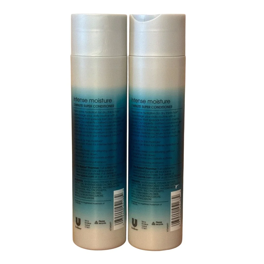 New Suave Professionals Intense Moisture 2 Minute Super Conditioner 8.5 oz Lot 2